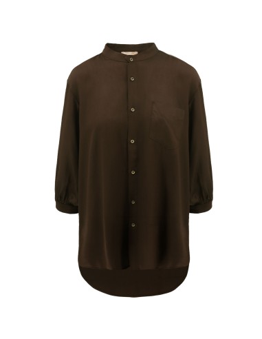 CAMCIA MANICHE 3/4 INBAMBU SATIN "JURGITA"