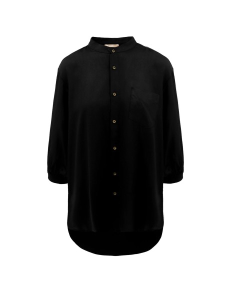 CAMCIA MANICHE 3/4 INBAMBU SATIN "JURGITA"