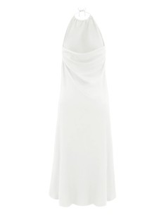 ABITO AMPIO E LUNGO IN BAMBU' SATIN CON SPACCO... 2