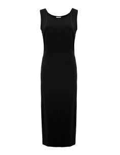 ABITO LUNGO SLIM IN BAMBU' "ANN" - NERO 2