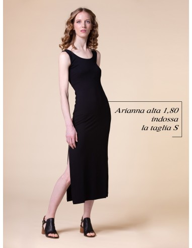 ABITO LUNGO SLIM IN BAMBU' "ANN"
