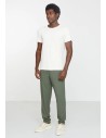 PANTALONE SPORTIVO UOMO IN LINO ED ECOVISCOSA "TANGELO"