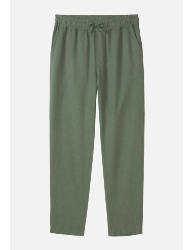 PANTALONE SPORTIVO UOMO IN LINO ED ECOVISCOSA "TANGELO"