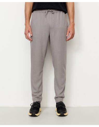 PANTALONE SPORTIVO UOMO IN LINO ED ECOVISCOSA "TANGELO"