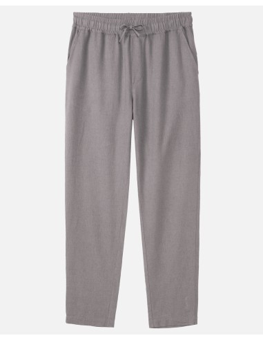 PANTALONE SPORTIVO UOMO IN LINO ED ECOVISCOSA "TANGELO"