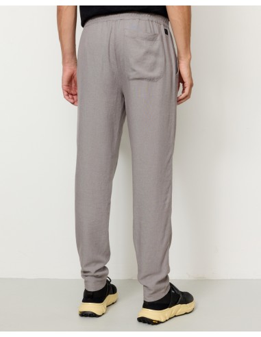 PANTALONE SPORTIVO UOMO IN LINO ED ECOVISCOSA "TANGELO"