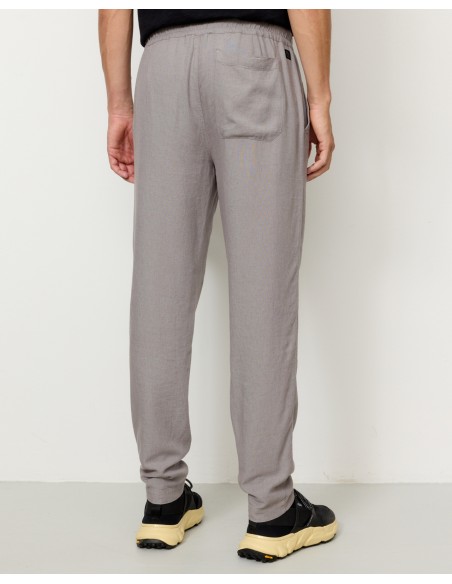 PANTALONE SPORTIVO UOMO IN LINO ED ECOVISCOSA "TANGELO"