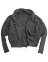 CARDIGAN A PALLONCINO IN LANA E MOHAIR