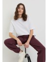 PANTALONE SPORTIVO IN FELPA DI COTONE BIOLOGICO VEGAN "SCILLA"