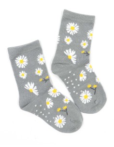 CALZINI IN BAMBU BAMBINI "DAISY" - GRIGIO 2