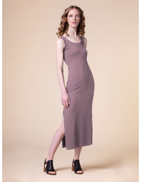 ABITO LUNGO SLIM IN BAMBU' "ANN"