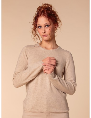 PULL BASIC IN 100% BABY CASHMERE "OLIVIA"