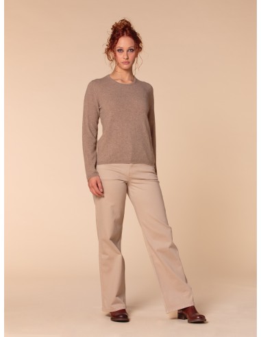 PULL BASIC IN 100% BABY CASHMERE "OLIVIA"