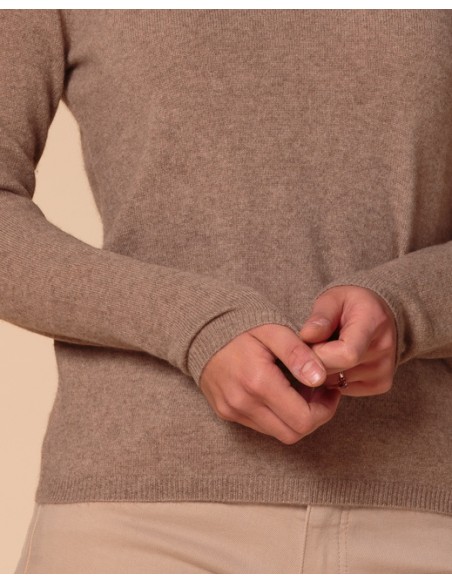 PULL BASIC IN 100% BABY CASHMERE "OLIVIA"