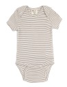 BODY BABY IN COTONE BIOLOGICO A RIGHE