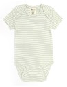 BODY BABY IN COTONE BIOLOGICO A RIGHE