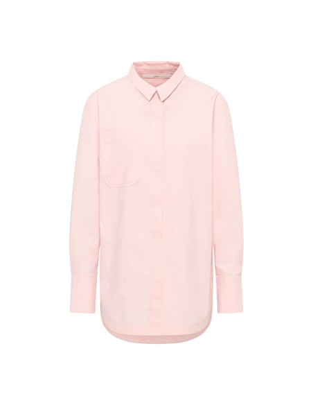 CAMICIA OVERSIZE IN 100% COTONE BIOLOGICO GOTS "LAURA"