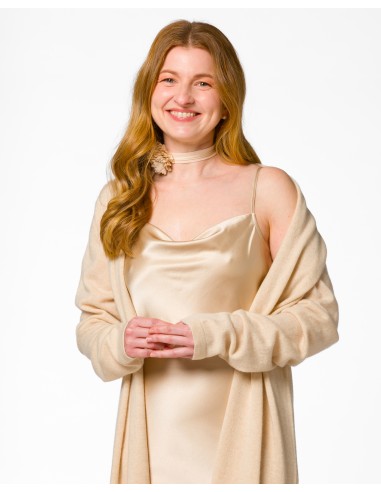 SLIP DRESS IN 100% SETA SATIN "STELLA"