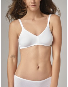 REGGISENO BASIC IN COTONE BIOLOGICO SFODERATO - BIANCO