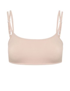 REGGISENO TOP LEGGERO IN COTONE BIOLOGICO - NUDE