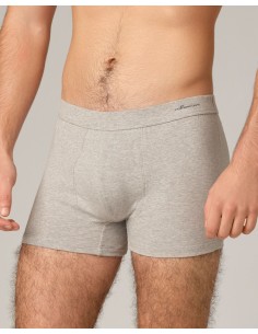 BOXER UOMO IN COTONE BIOLOGICO FAIRTRADE - GRIGIO