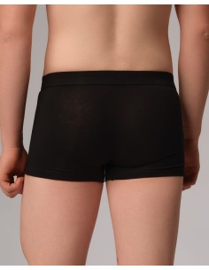 BOXER UOMO IN COTONE BIOLOGICO FAIRTRADE - NERO 2