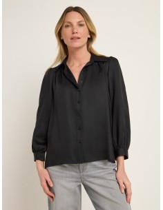 CAMICIA IN 100% LYOCELL "LISA" - NERO