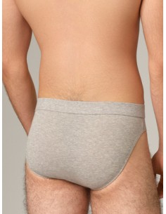 SLIP UOMO IN COTONE BIOLOGICO GOTS - GRIGIO 2