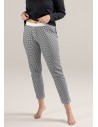 PANTALONE PIGIAMA LUNGO IN COTONE BIOLOGICO "CAROL"
