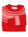 MAGLIONE DONNA IN PURA LANA VERGINE SCOZZESE "YOLK CREW"