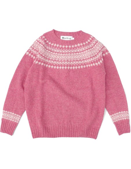 MAGLIONE DONNA IN PURA LANA VERGINE SCOZZESE "YOLK CREW"