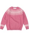MAGLIONE DONNA IN PURA LANA VERGINE SCOZZESE "YOLK CREW"