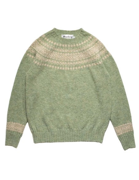 MAGLIONE DONNA IN PURA LANA VERGINE SCOZZESE "YOLK CREW"