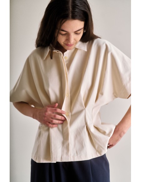 TOP IN COTONE BIOLOGICO E LYOCELL "AMALIE"