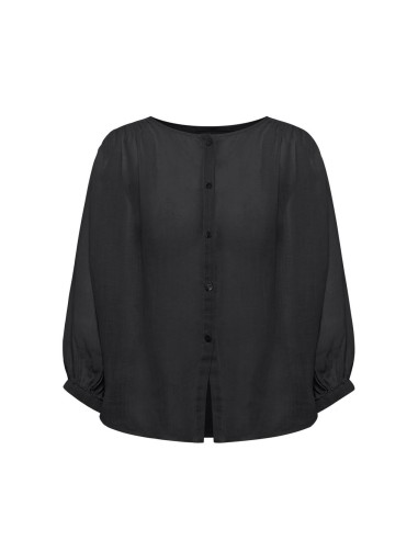 BLUSA A PALLONCINO IN RAMIE