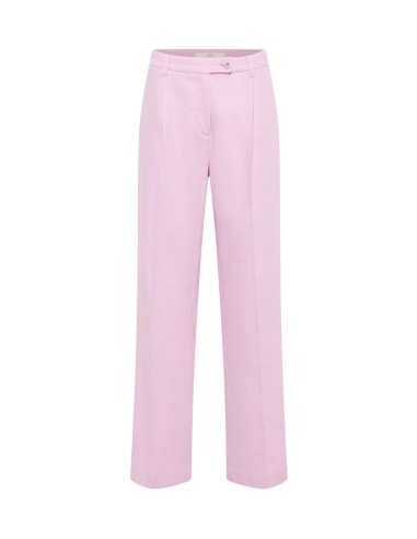 PANTALONE CON PENCES IN COTONE BIOLOGICO