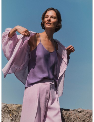 PANTALONE CON PENCES IN COTONE BIOLOGICO