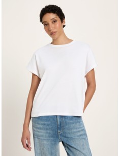 T-SHIRT DONNA IN COTONE BIOLOGICO - BIANCO