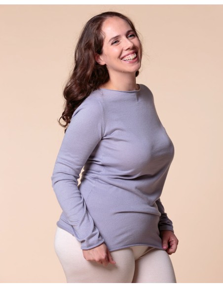 MAGLIA CASHMIRETTA IN SETA E CASHMERE "GRETA"