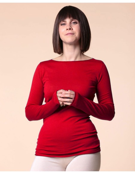 MAGLIA CASHMIRETTA IN SETA E CASHMERE "GRETA"