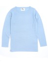 CASHMIRETTA KIDS MANICA LUNGA IN SETA E CASHMERE 