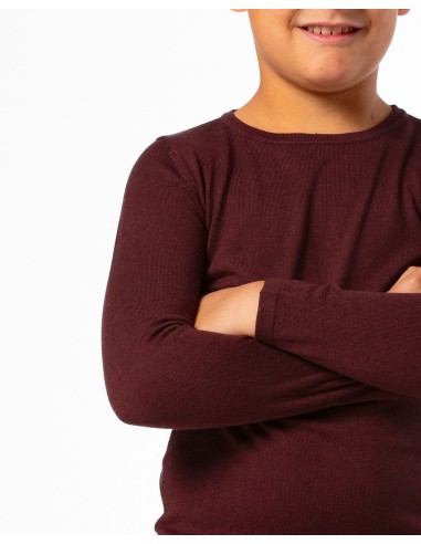 CASHMIRETTA KIDS MANICA LUNGA IN SETA E CASHMERE 