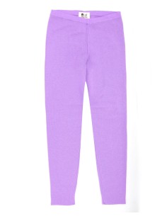 LEGGINGS CASMIRETTI KIDS IN SETA E CASHMERE - LILLA