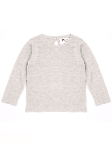 CASHMIRETTA BABY MANICA LUNGA IN SETA E CASHMERE .