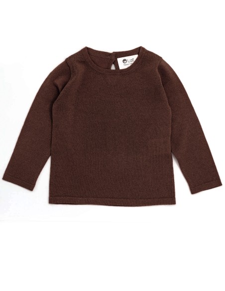 CASHMIRETTA BABY MANICA LUNGA IN SETA E CASHMERE .