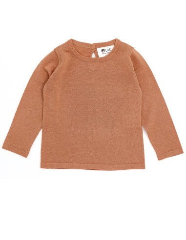 CASHMIRETTA BABY MANICA LUNGA IN SETA E CASHMERE .