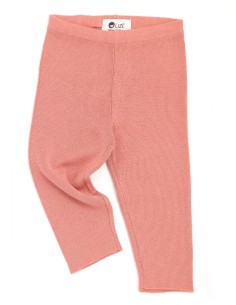 LEGGINGS CASMIRETTI BABY IN SETA E CASHMERE - PESCA