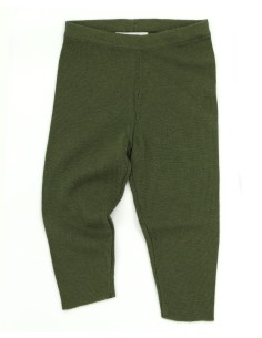 LEGGINGS CASMIRETTI BABY IN SETA E CASHMERE - KAKI