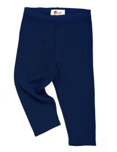 LEGGINGS CASMIRETTI BABY IN SETA E CASHMERE - NAVY