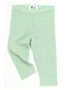 LEGGINGS CASMIRETTI BABY IN SETA E CASHMERE - SALVIA